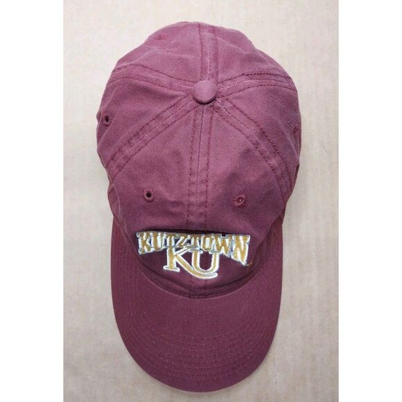 Kutztown University KU Maroon Hat Cap Strapback The Game Athletic Fans Alumni - Picture 13 of 13